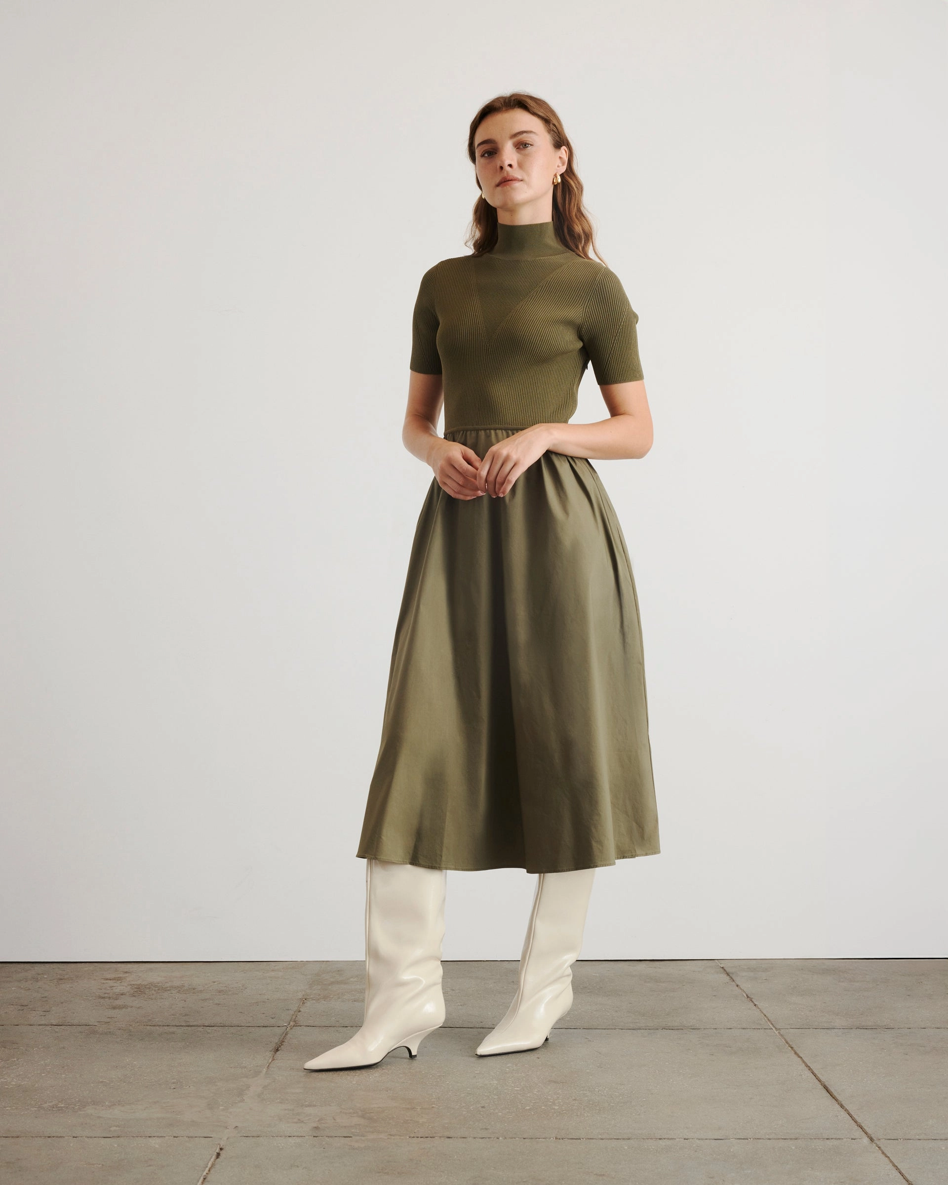 Casual and Stylish Sleek Vibe Teresa Knit Dress