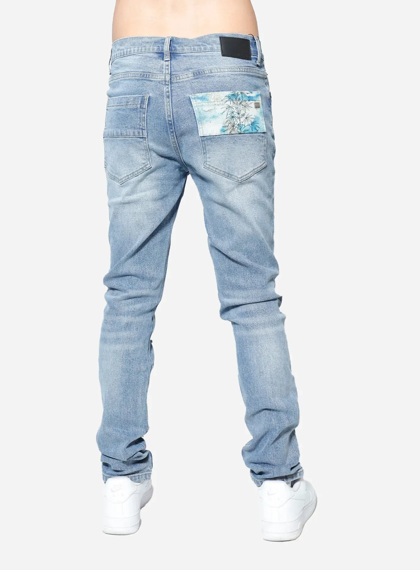 Texas Star Patch Skinny Jeans