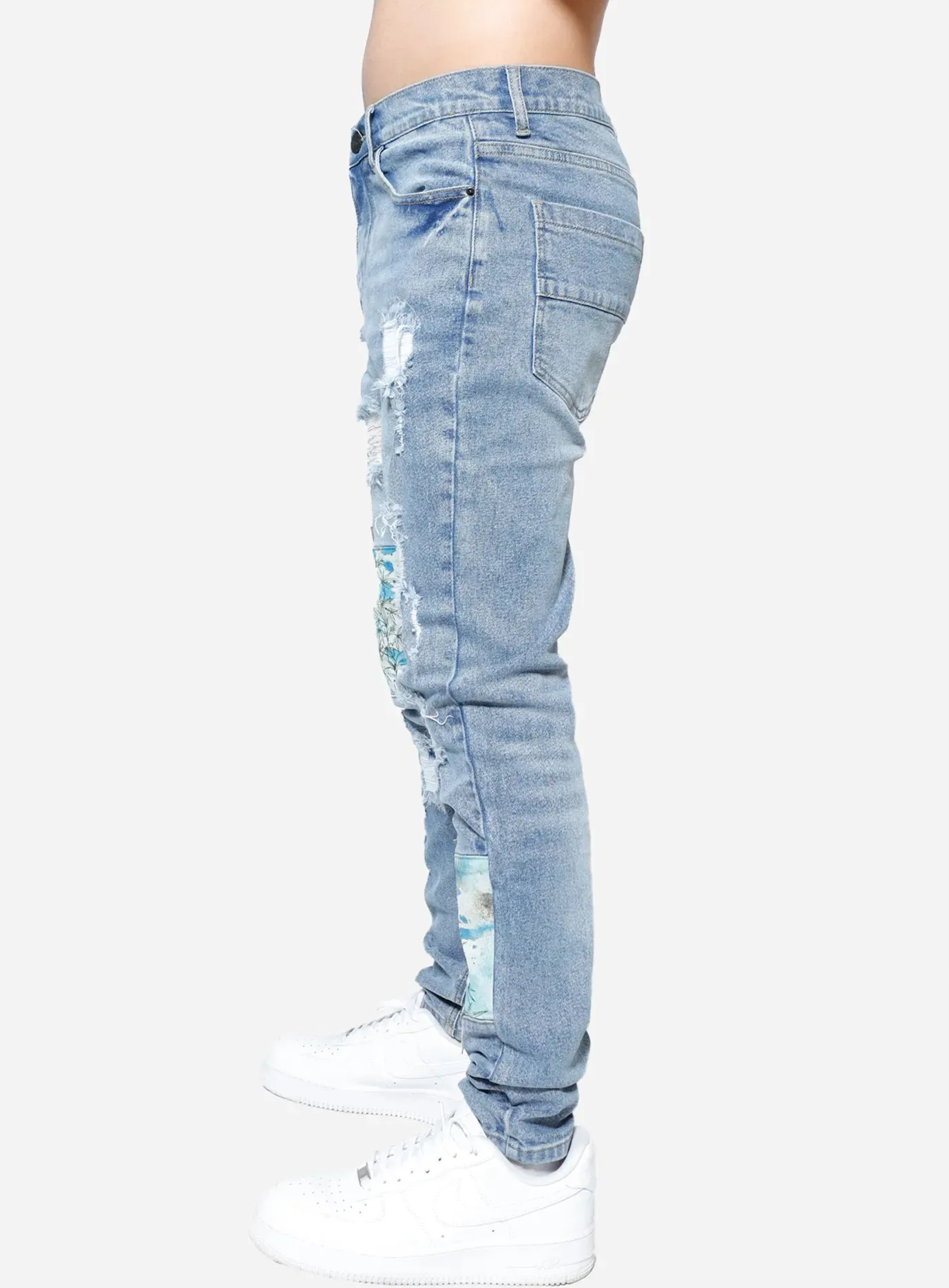 Texas Star Patch Skinny Jeans