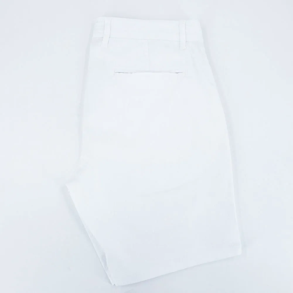 The Carlo Jacquard Shorts - White