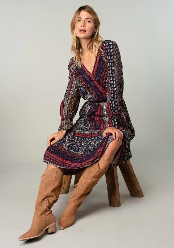 The Luke Bohemian Print  Maxi Dress
