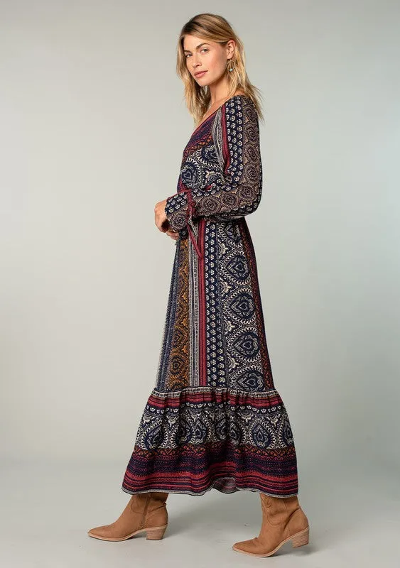 The Luke Bohemian Print  Maxi Dress
