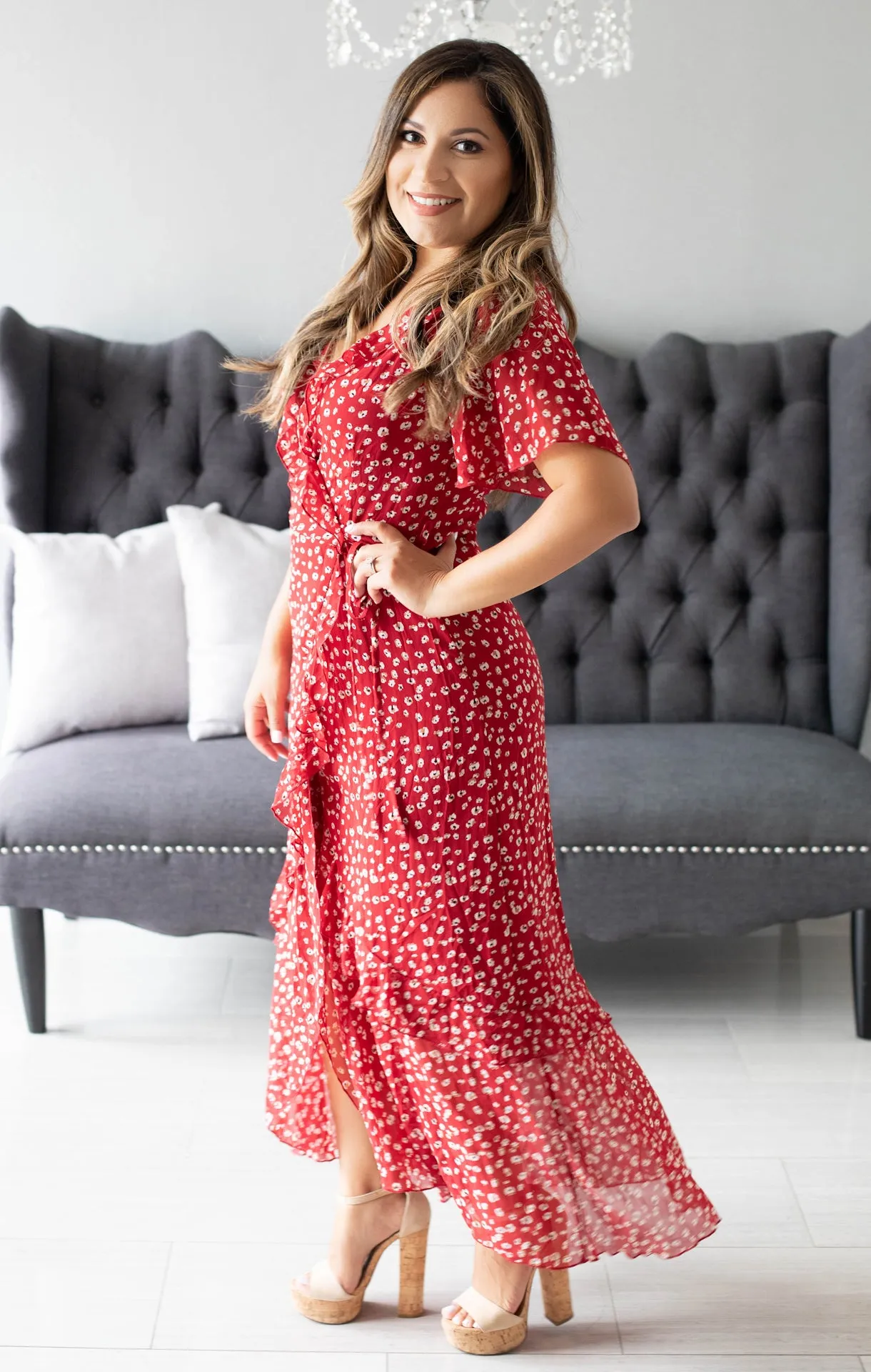 The Merlot Wrap Dress [S-L]