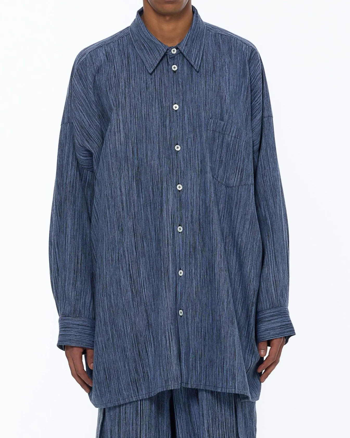 The Oversized Shirt : Parisian Blue Chambray