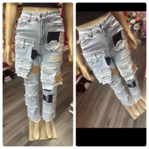 The Patches Denim Jeans