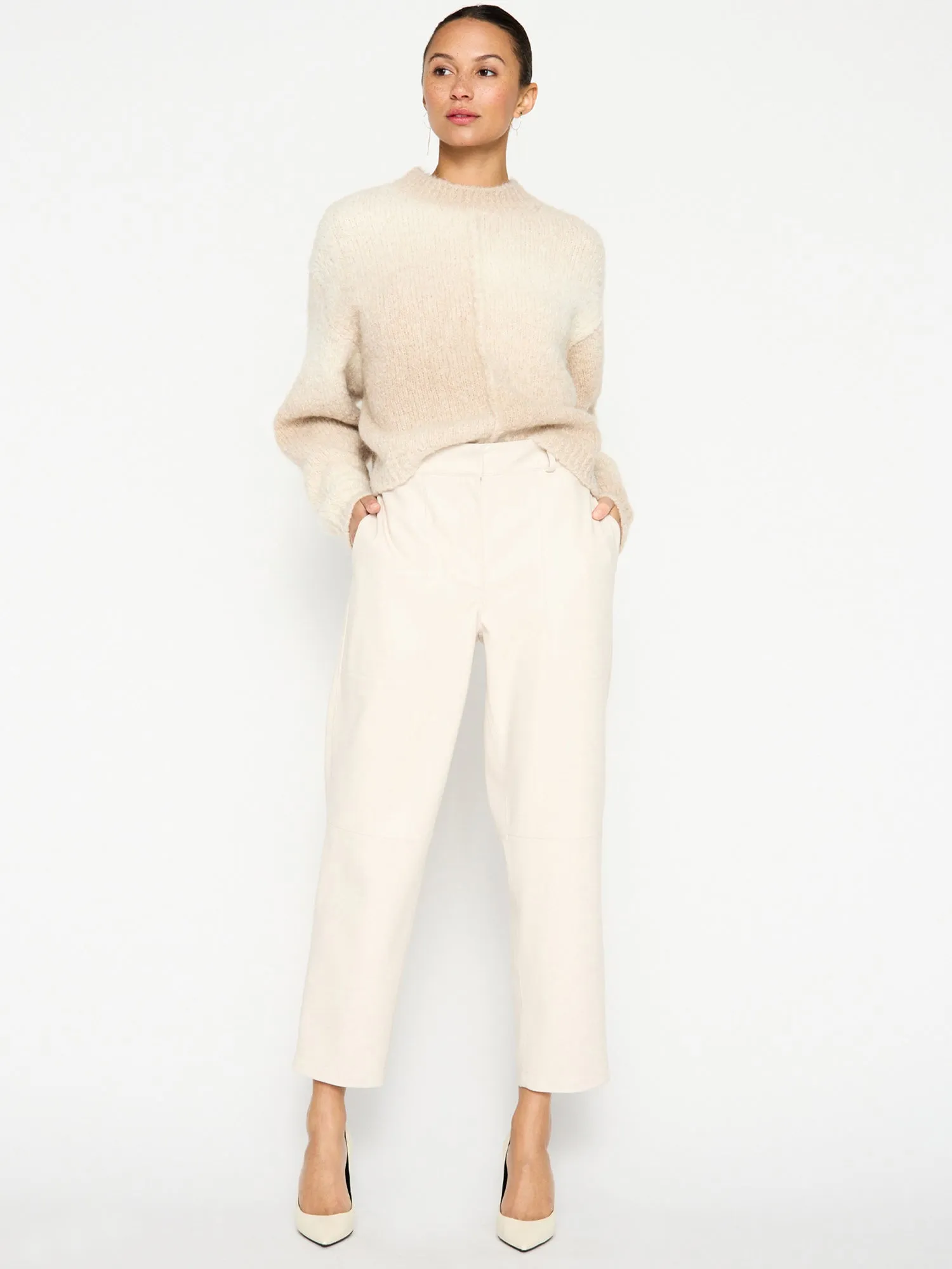 The Stone Vegan Leather Pant