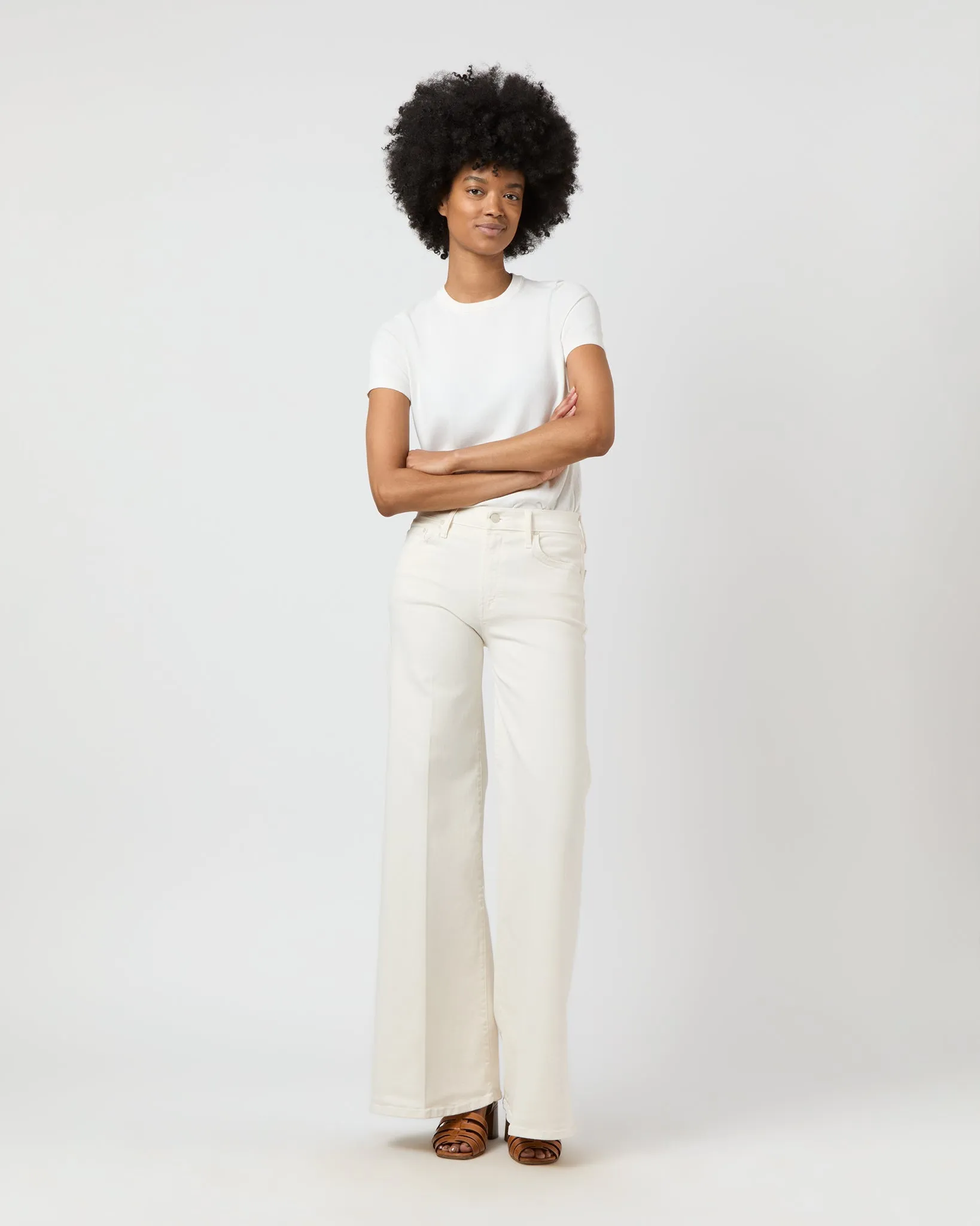 The Twister Skimp Jean in Cream Puffs