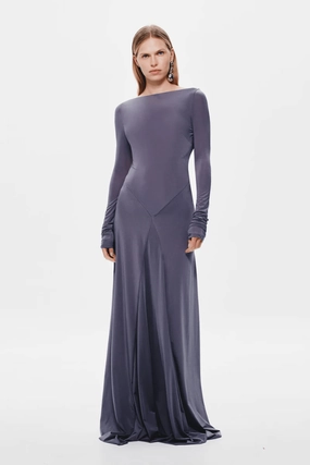 OdorControlTreatment Day Love The 'Blake' Jersey Long Sleeve Dress Shark
