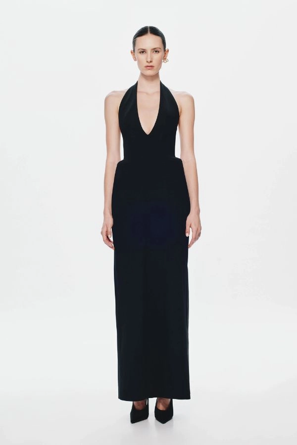 The 'Delta' Suiting Dress Black Urban Chic