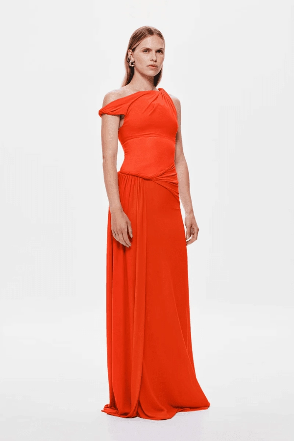 Effortless Touch The 'Sisal' Mesh Dress Chilli