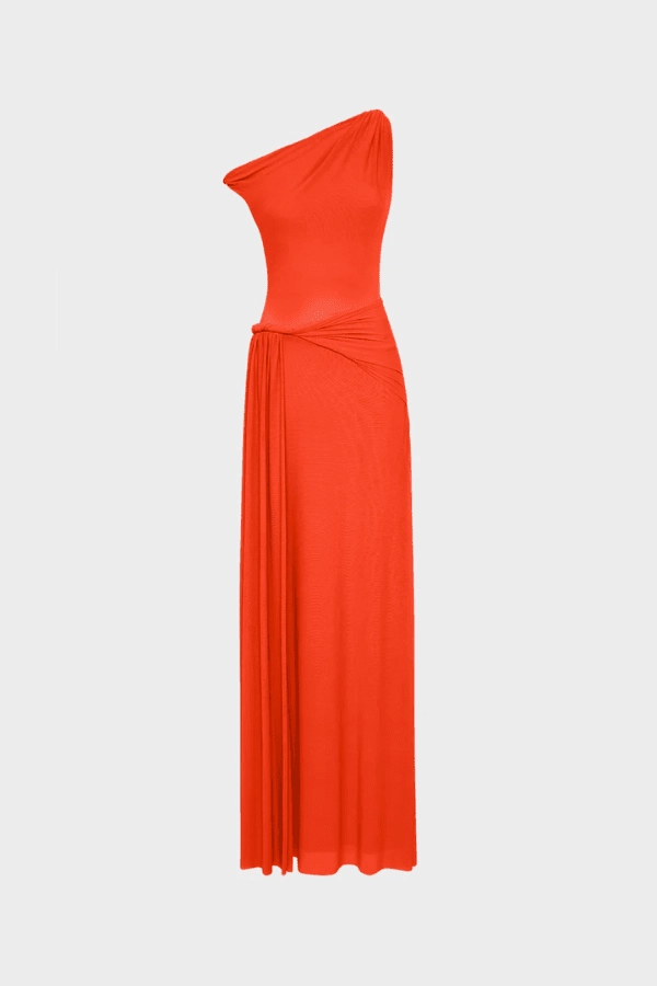 Understated Charm The 'Sisal' Mesh Dress Chilli
