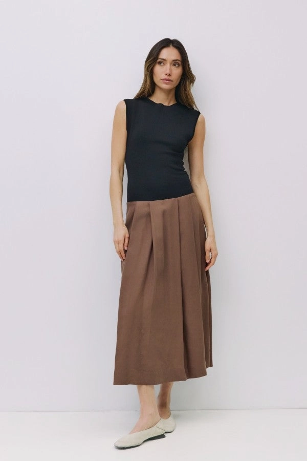 Soft Wear Moment Soft The Cairo Dress in Brown Black