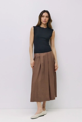 Soft Wear Moment Soft The Cairo Dress in Brown Black