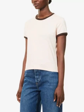 The Ringer Baby Tee Light Pastel Pink Eco Friendly Blend Comfy Layer