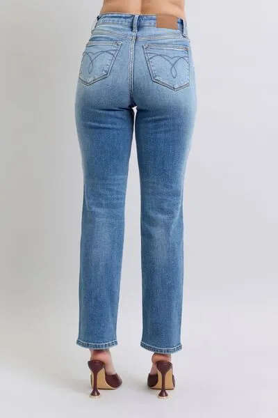 Thermal Lined Straight Leg Jeans