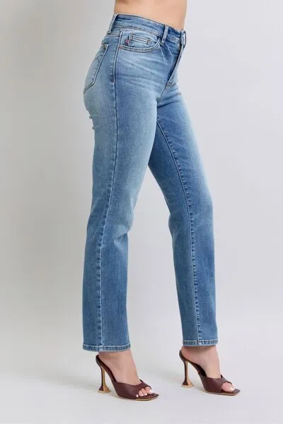Thermal Lined Straight Leg Jeans
