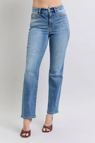 Thermal Lined Straight Leg Jeans