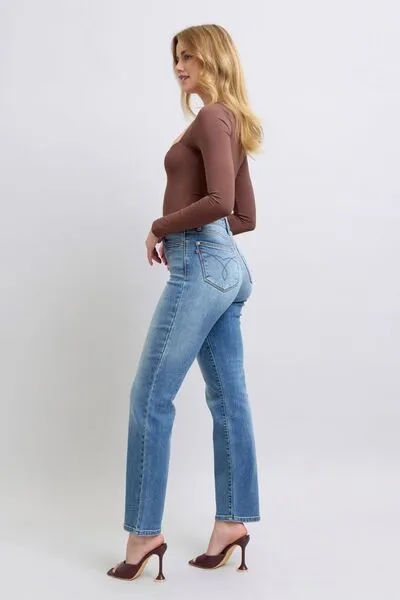 Thermal Lined Straight Leg Jeans