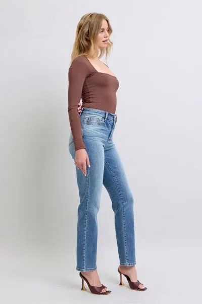 Thermal Lined Straight Leg Jeans