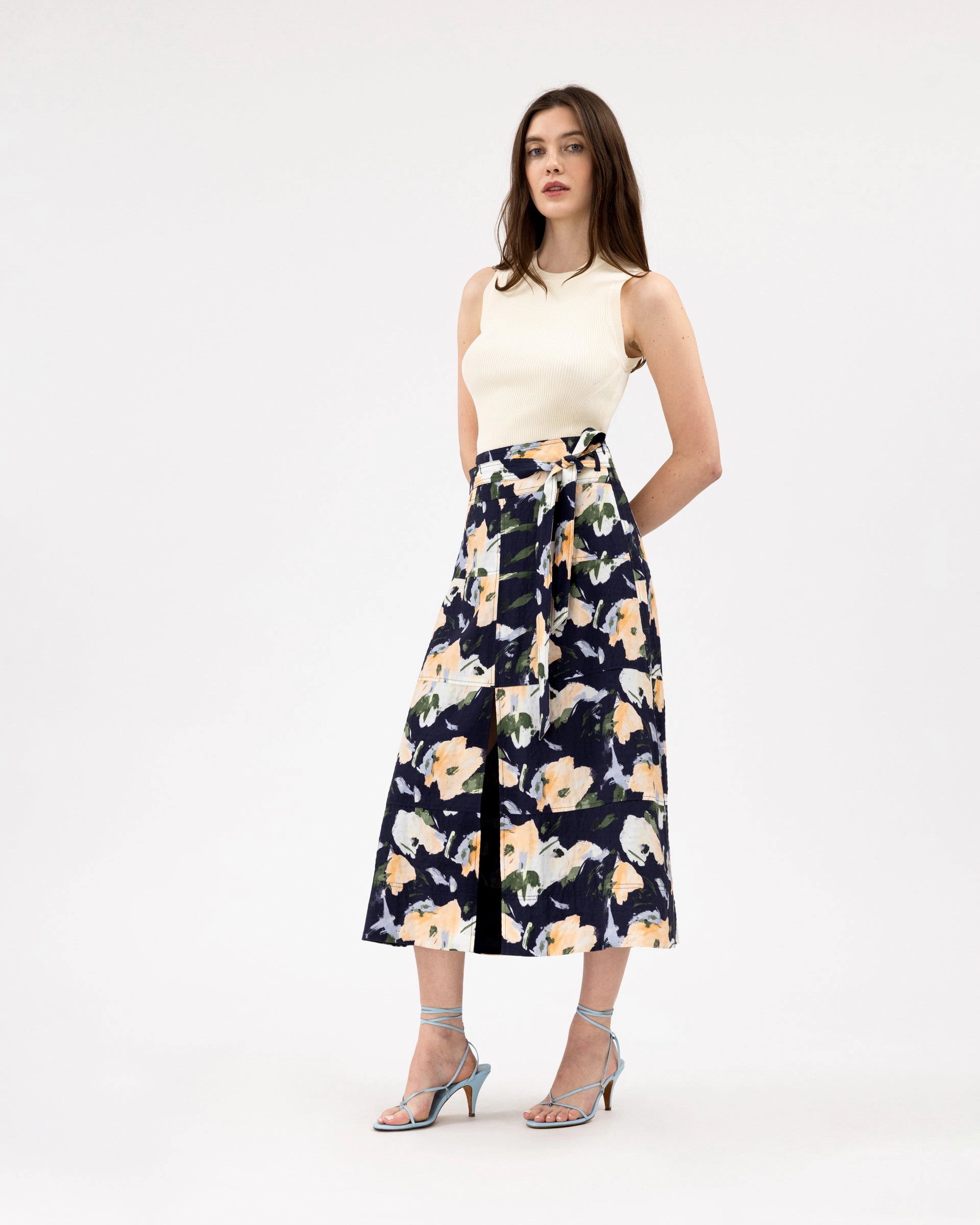 Noise Reducing Fabric Treatment Contoured Side Panels Joelle Top