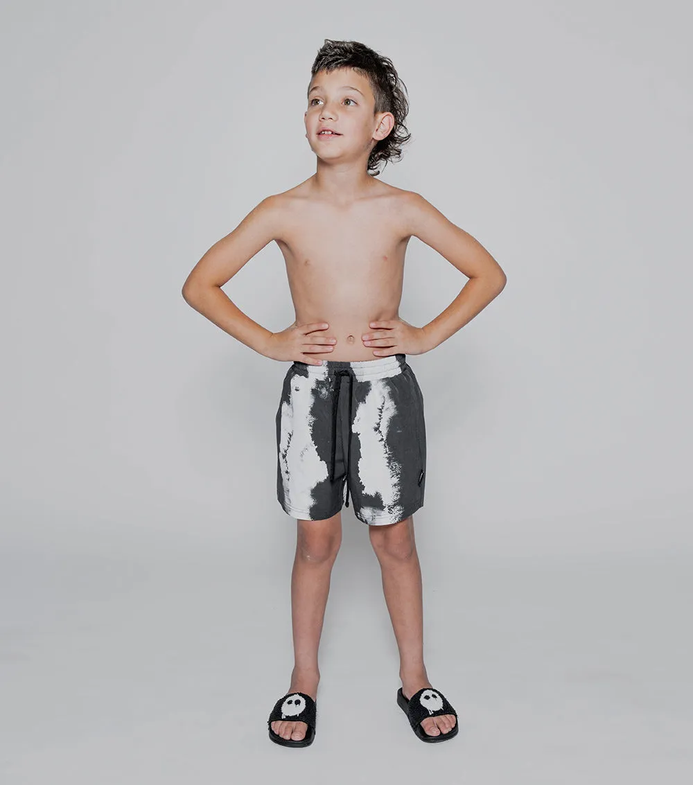 tie dye surf trunks