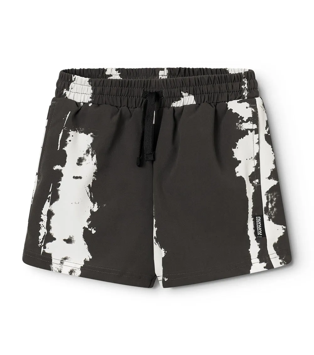 tie dye surf trunks