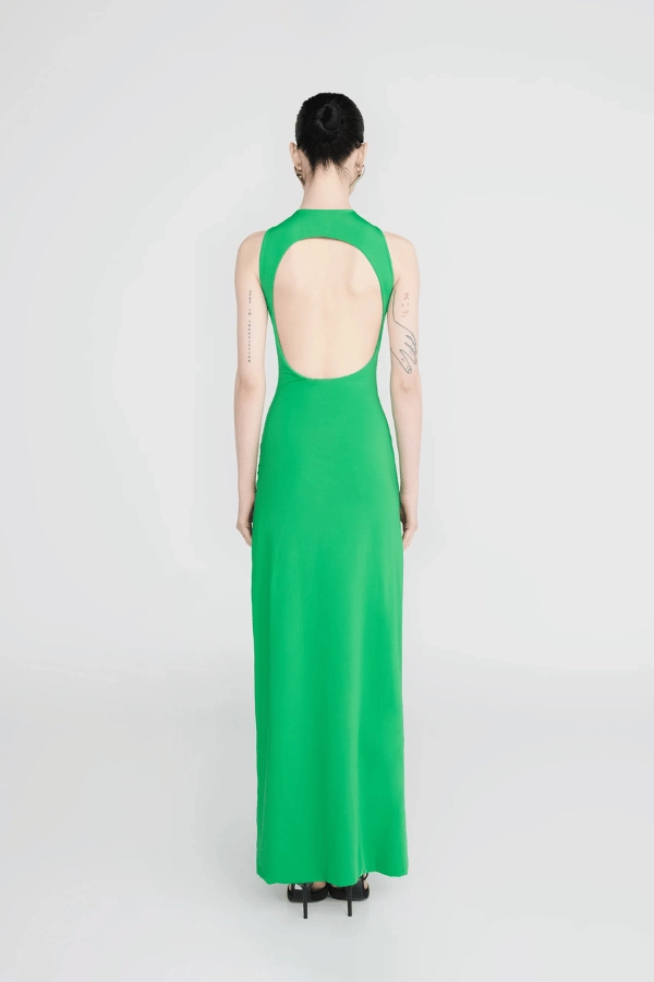 Tirso Spring Green Layered Look Comfortable Design Wear