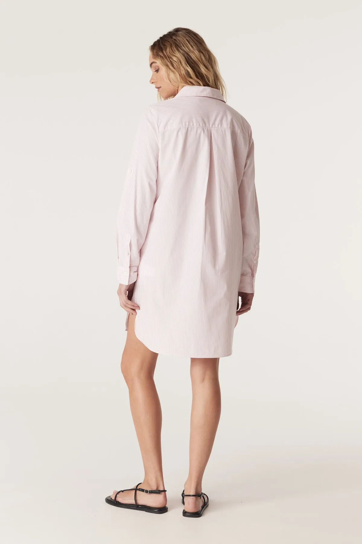 Tomboy Shirt - Pink Stripe