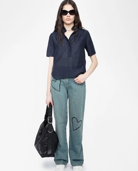 Topher Tomboy Top Encre VentilatedMeshPaneling