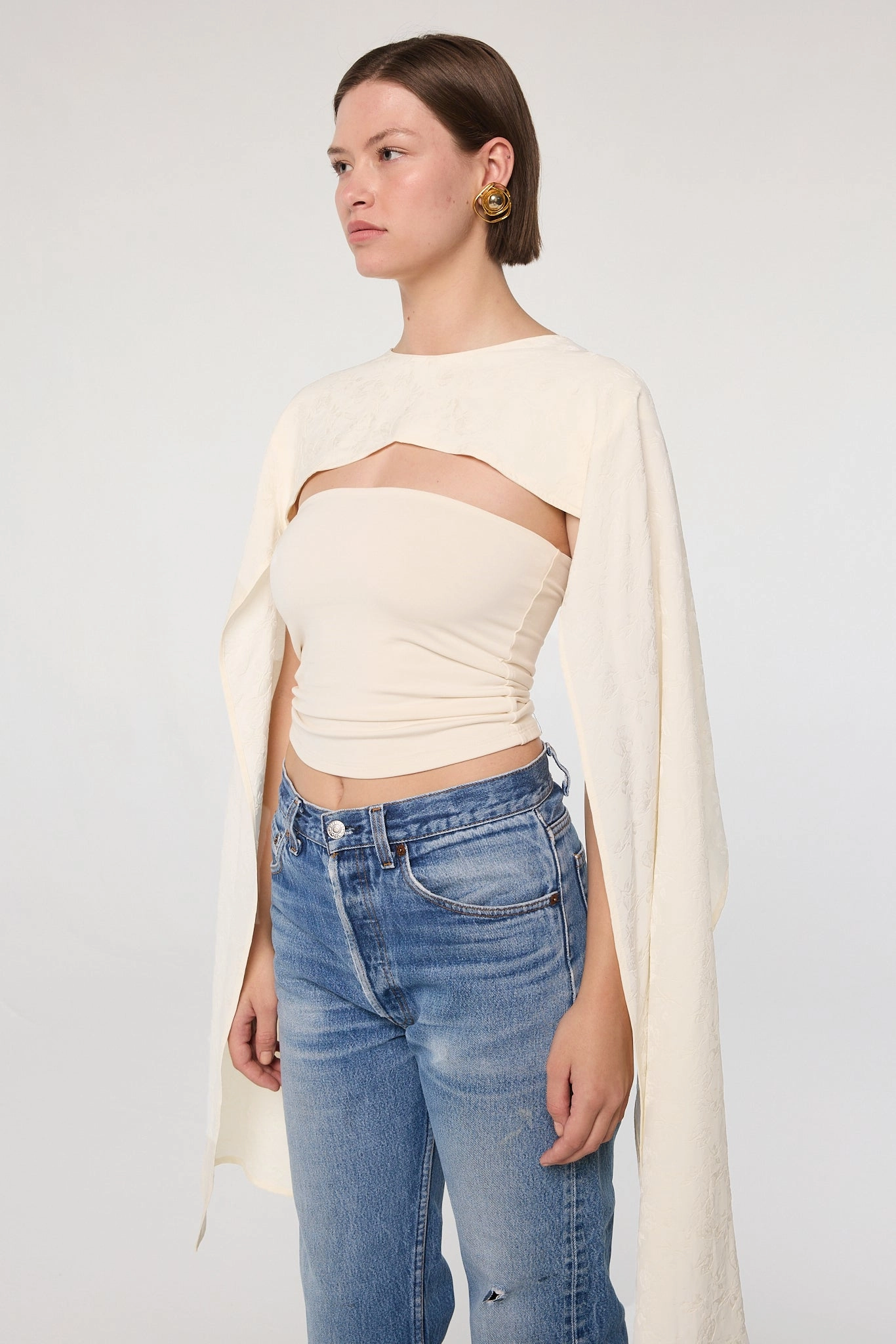 Soft Touch Fabric TORA CAPE TOP