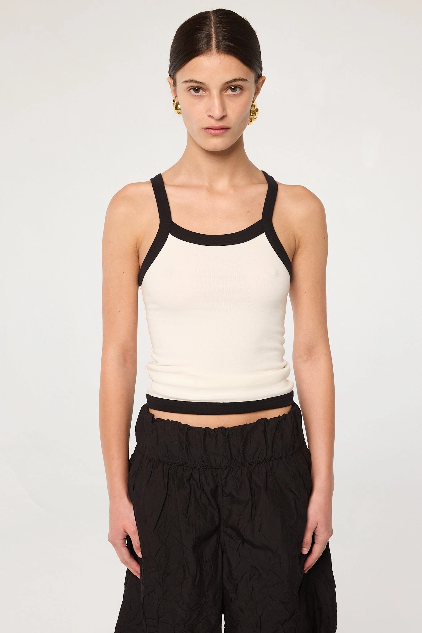 Oversized Fit TurtleneckDesign TOVI TANK TOP