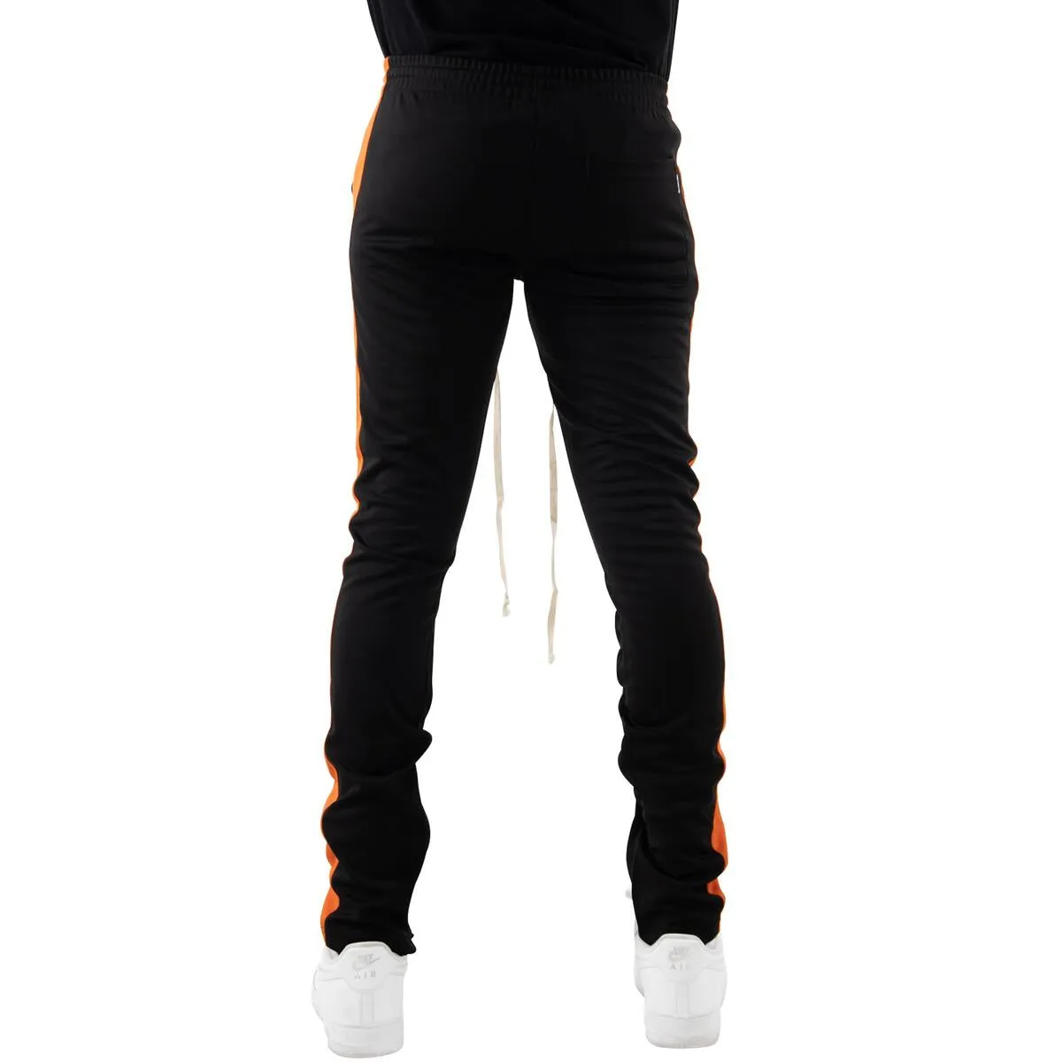 Track Pants In Black/Orange