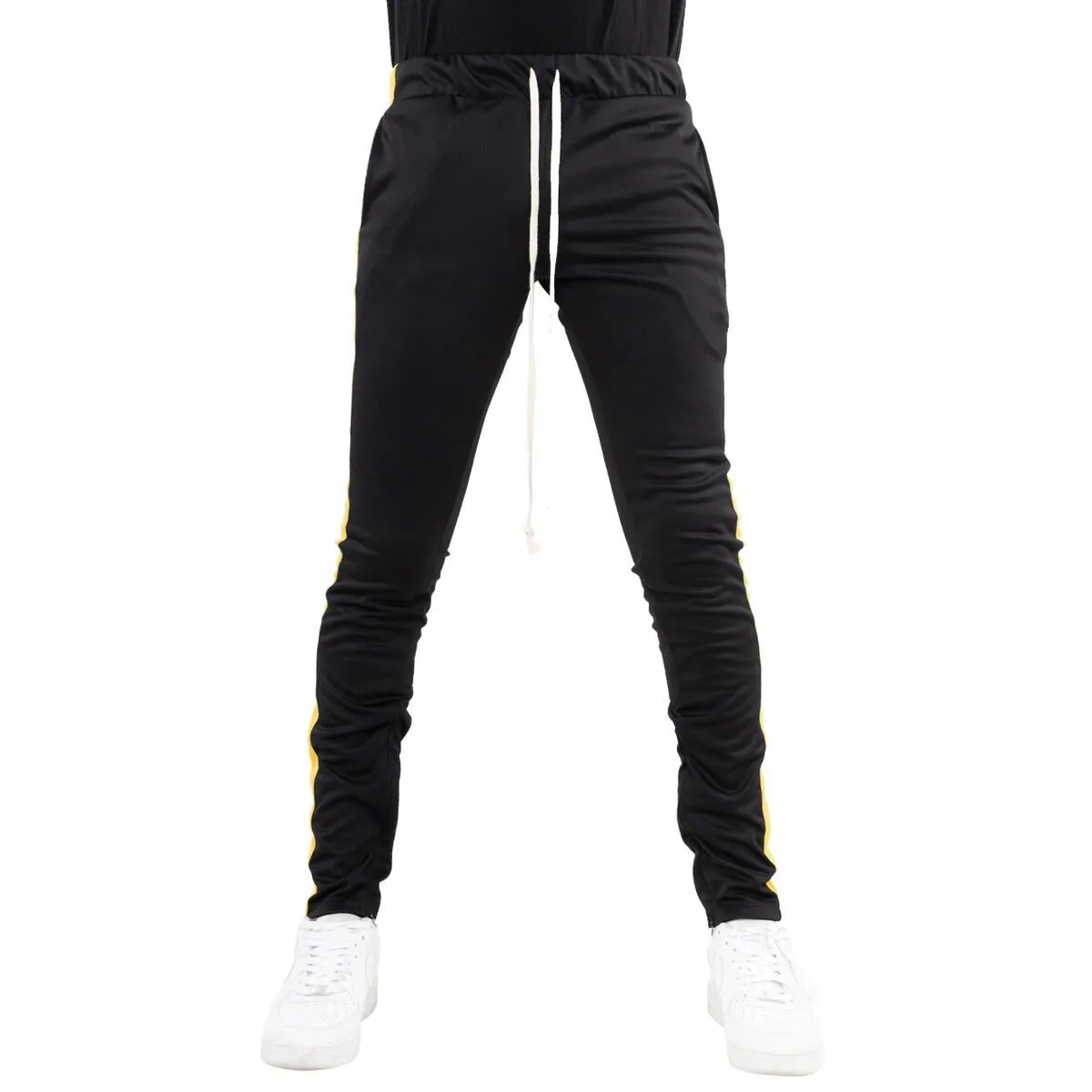 Track Pants In Black/Yellow
