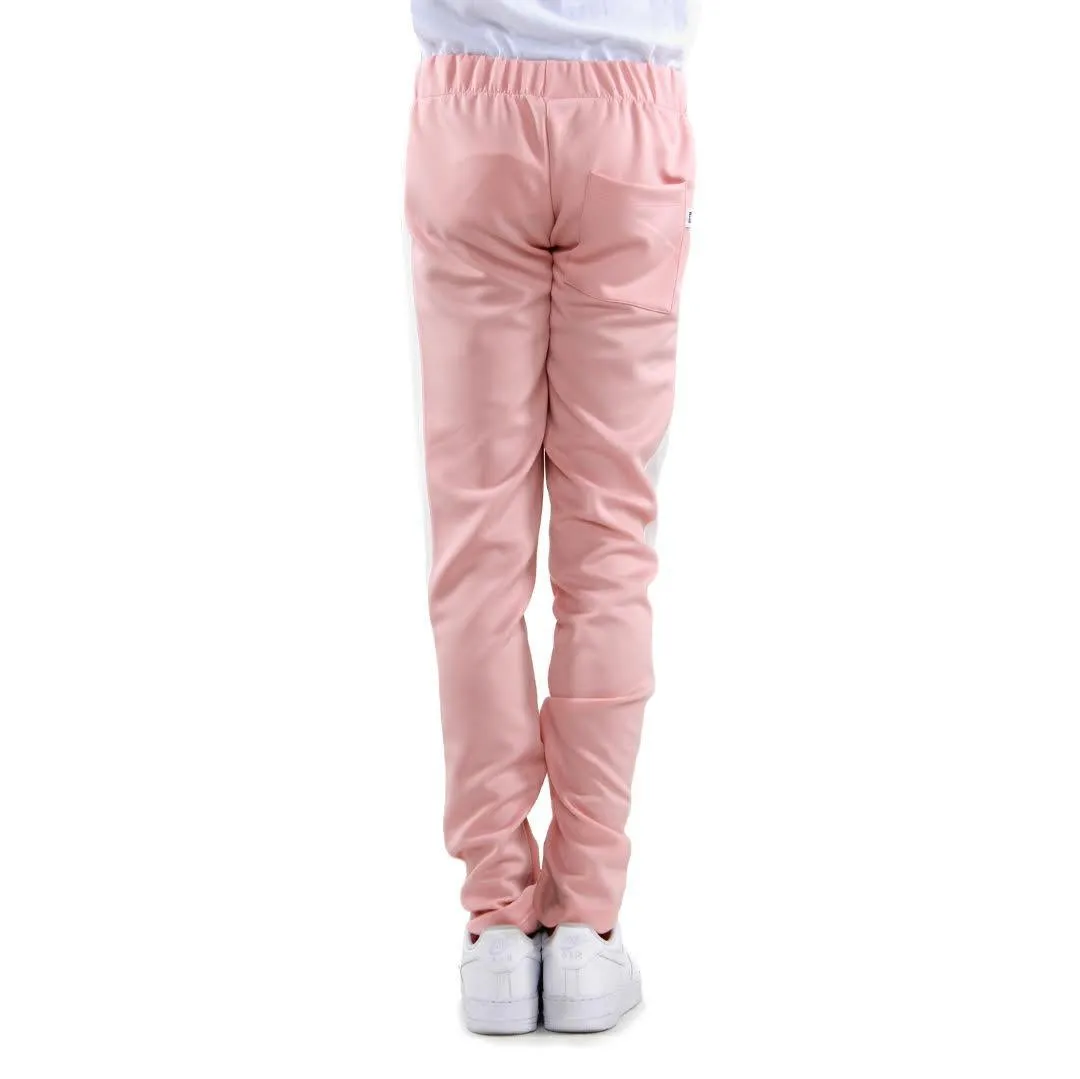 Track Pants In Dust Pink/White