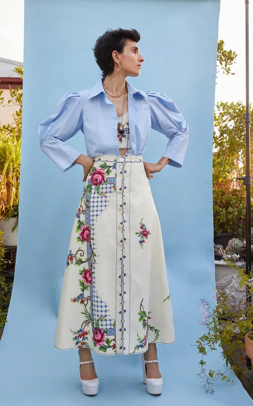 transformation a-line skirt