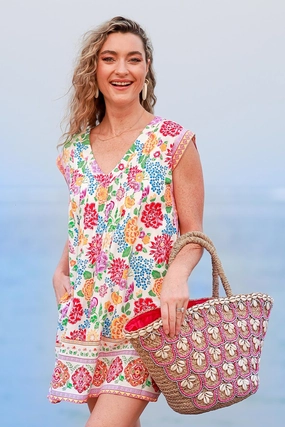 Smart and Chic Airy Touch Kokomo Dress / Multi Floral