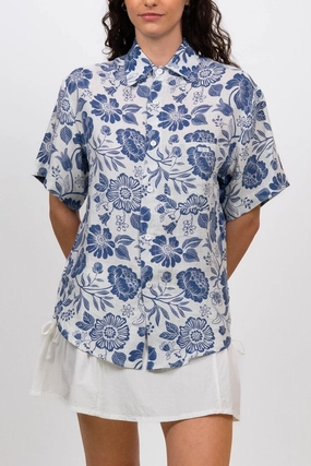Trev Button Down (Sizes S, M) LaserCutVents Sweat Absorbing Lining