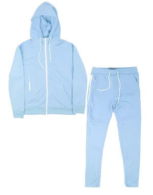 TRUE BORN TRACK JACKET & PANTS SET SKY BLUE - TF501-TH504