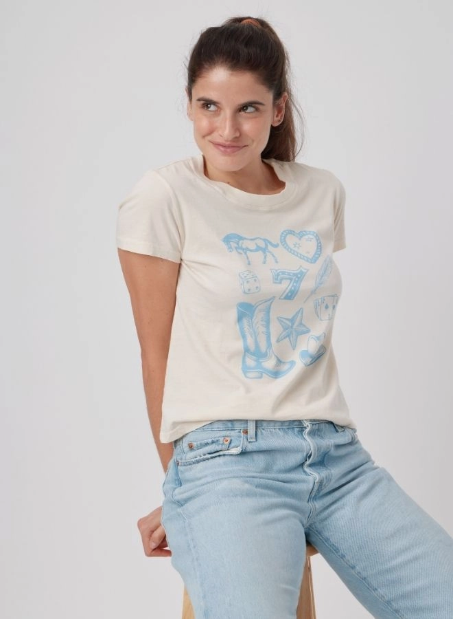 WESTERN SCENE TEE LowProfileZipperSystem