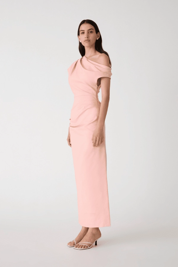 FlexibleClosure Gia Midi Dress Rose Quartz Pink