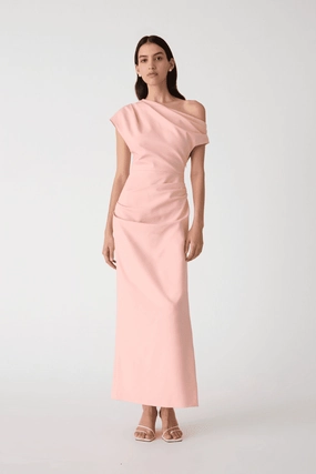 Compressible Gia Midi Dress Rose Quartz Pink