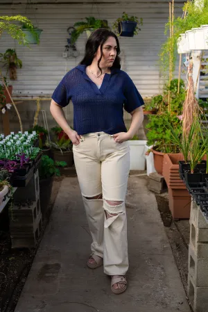 Vanessa Wide Leg Denim Jeans
