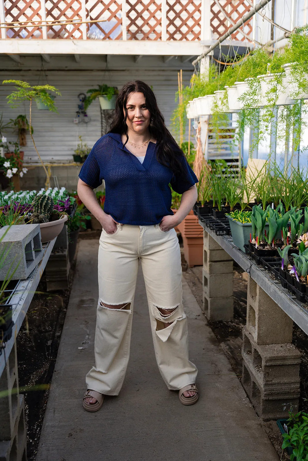 Vanessa Wide Leg Denim Jeans
