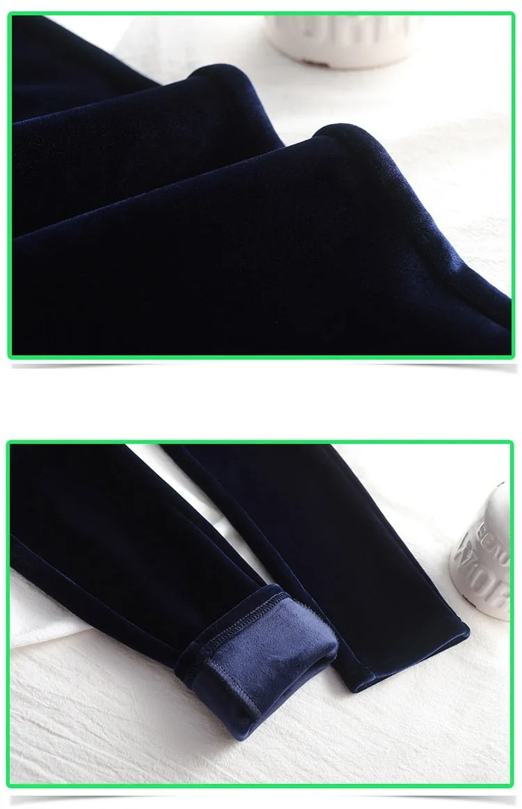 Velvet Skinny Trousers