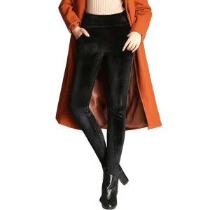 Velvet Skinny Trousers