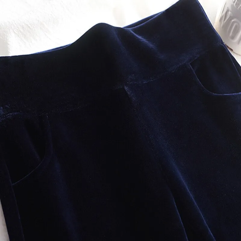 Velvet Skinny Trousers