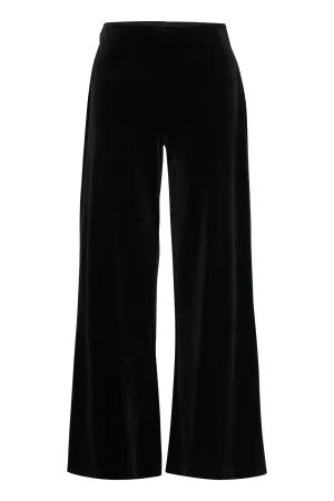Velvetty Trousers Black