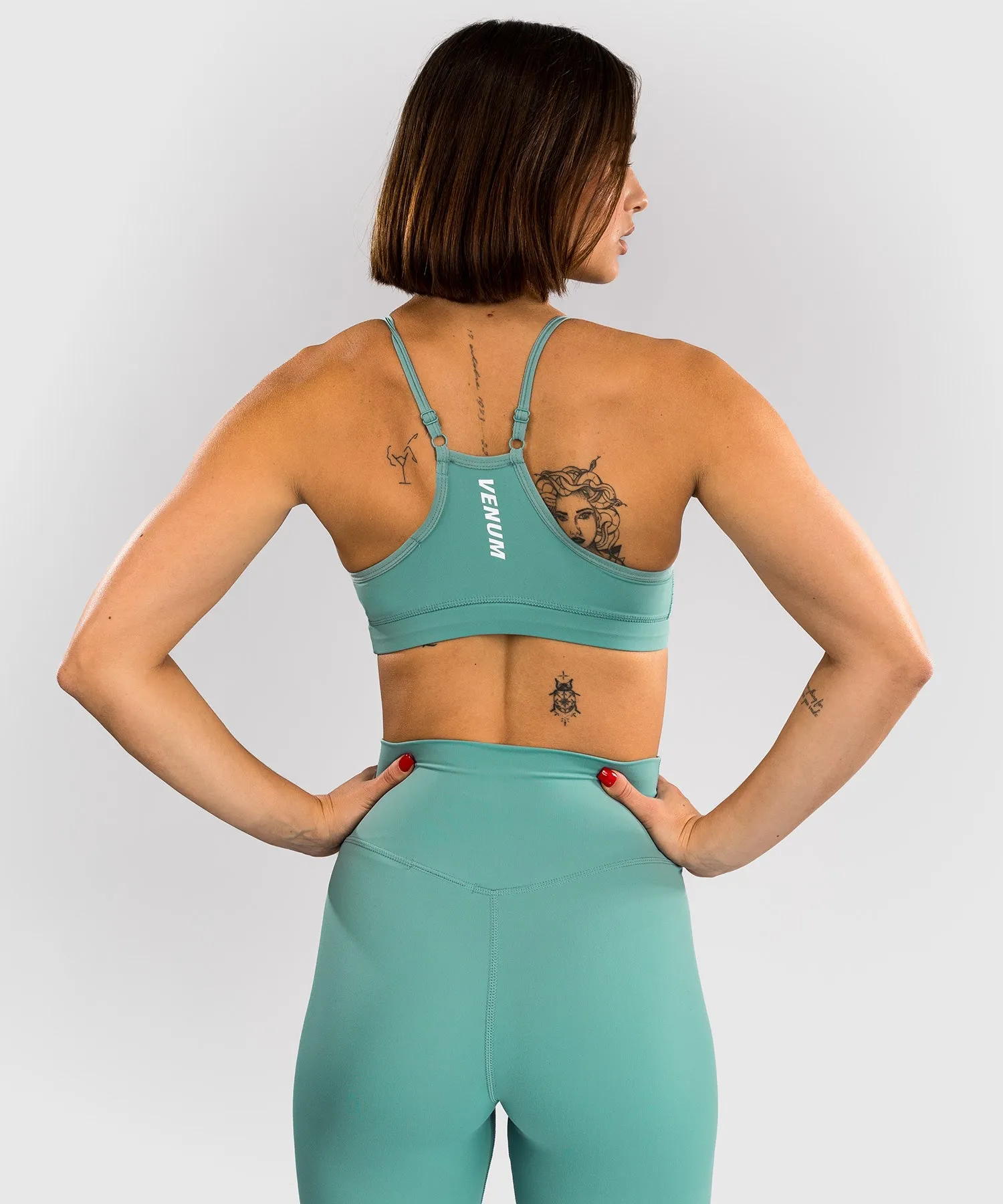 Venum Essential Women's Low Impact Sports Bra - Aqua Green
