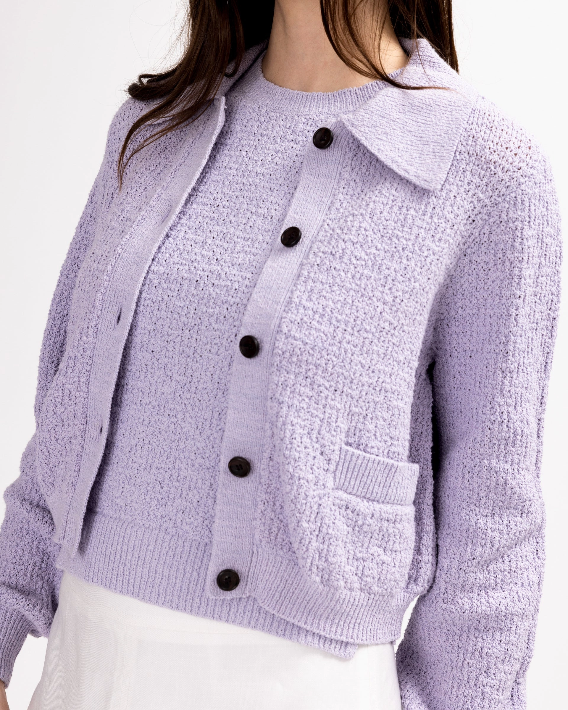 Ventilated Panel Design Veronica Cardigan