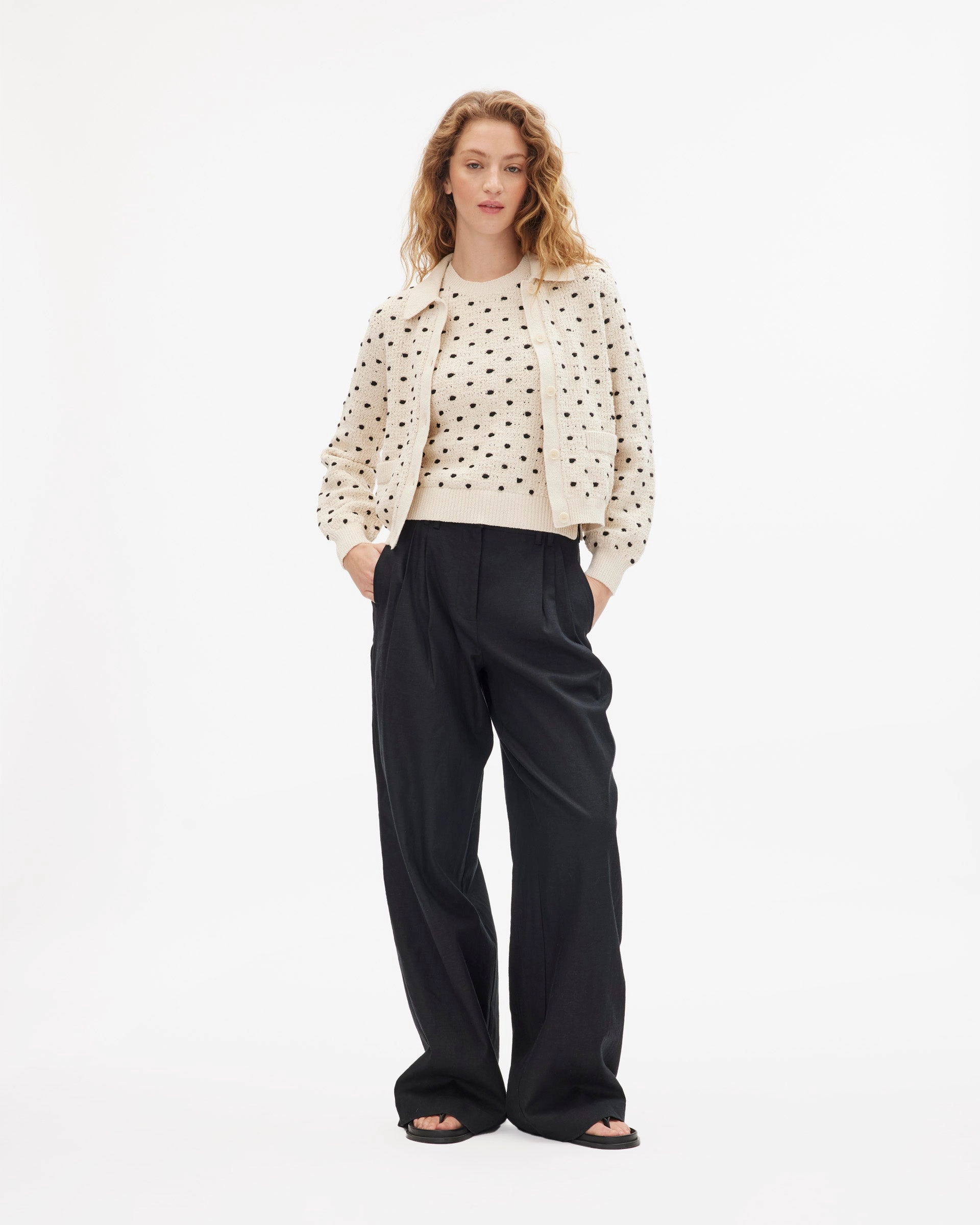 Veronica Cardigan V-neck Blouse standard fit